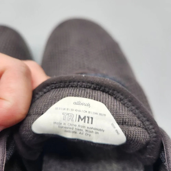 Allbirds Tree Runners Grey Mens US 11 - Picture 8 of 9